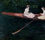 Famous River Paintings - Boating On The River Epte